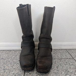 Women's Frye harness calf boots